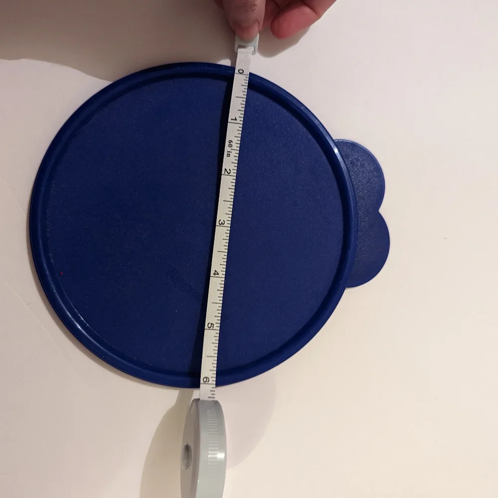 Tupperware Seal 6”‎ Blue Replacement Lids 2541D-6 Butterfly Tab